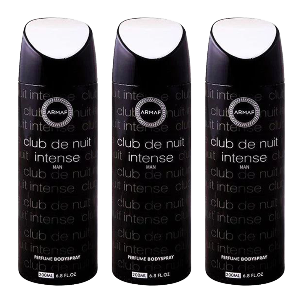 Armaf Club De Nuit Intense Spray Deodorant Pour Homme - Pack of 3