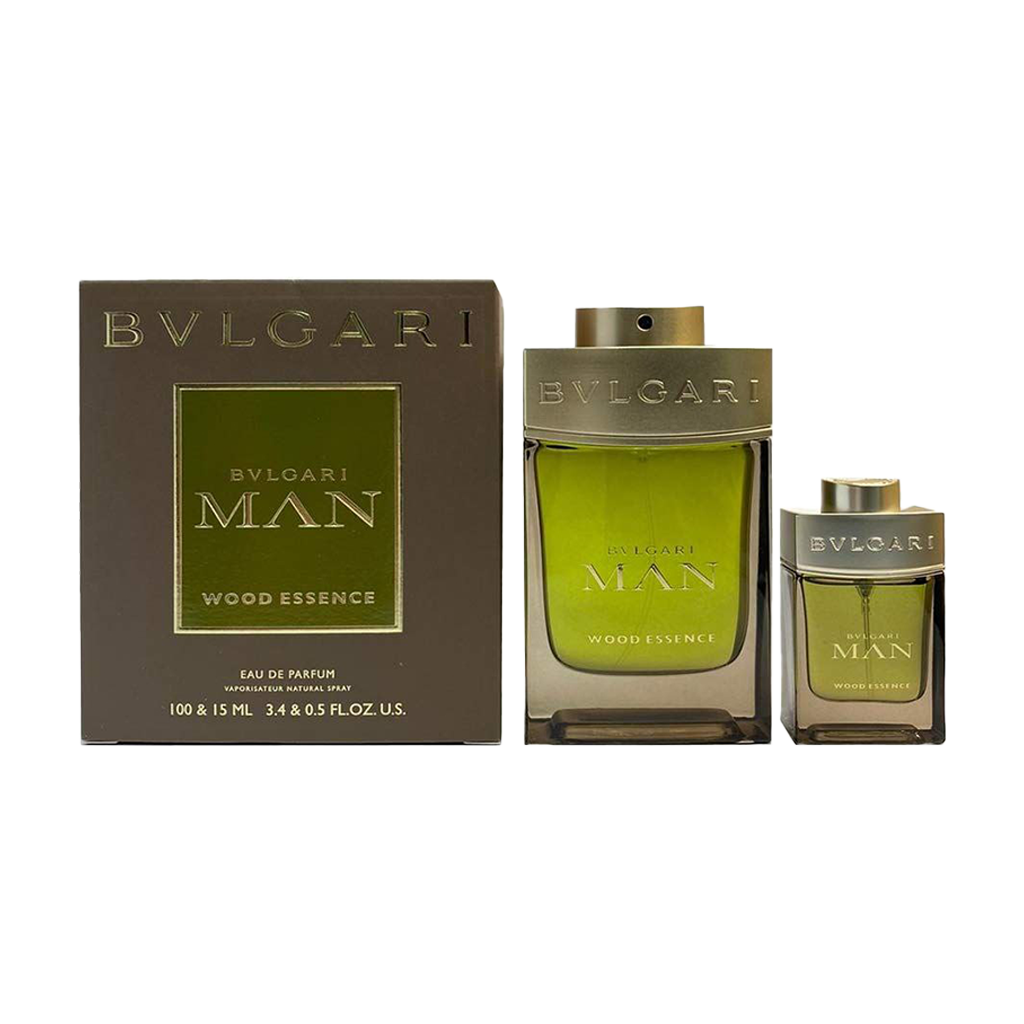 Bulgari Man Wood Essence Men's Travel Set