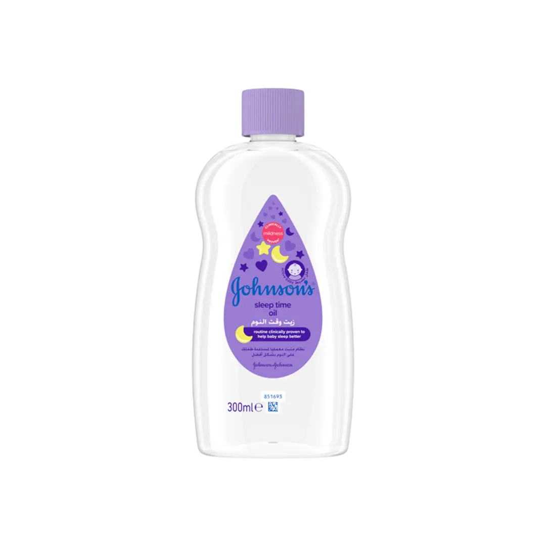 Johnson's Baby Bedtime Oil, 300 Ml - Soothing Massage Oil With NaturalCalm™ Scents For Better Baby Sleep