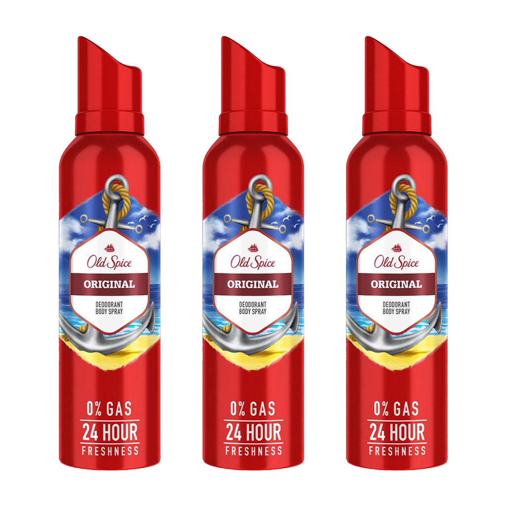Old Spice Original Deodorant Spray For Him - Pack of 3