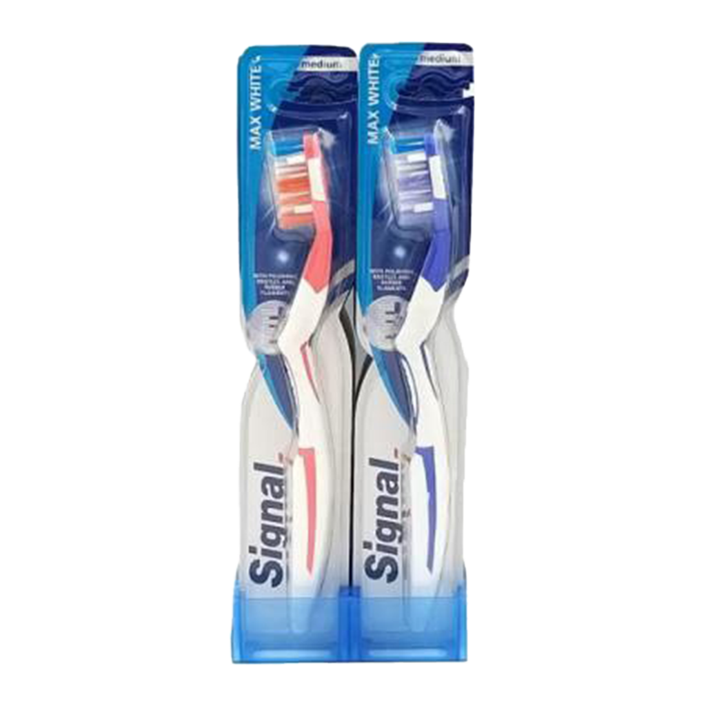 Signal Medium Max White Toothbrush