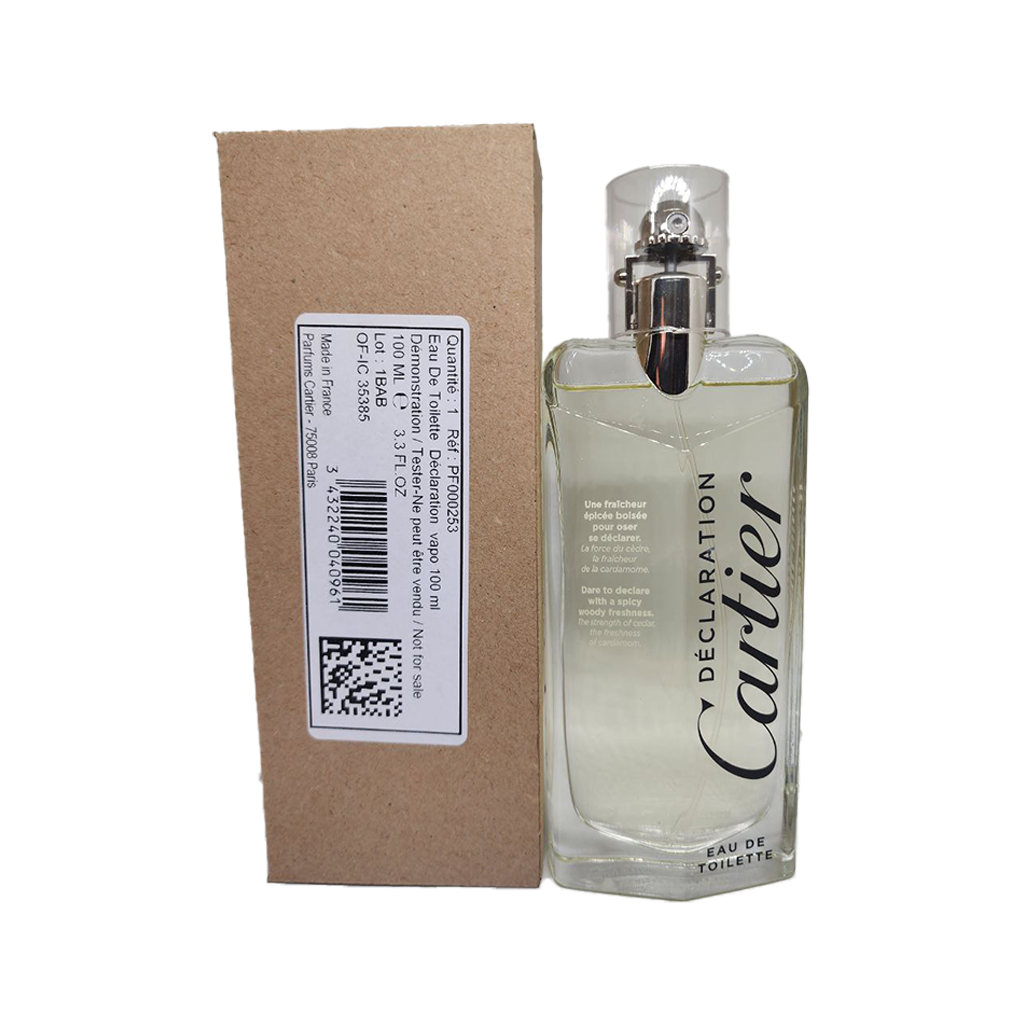 TESTER Cartier Declaration Eau de Toilette Pour Homme Beirut Free Zone