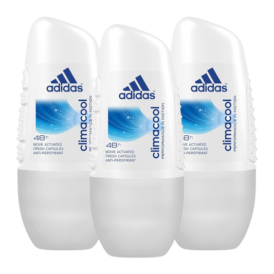 Adidas Climacool 48H Anti-Perspirant Roll-On For Her - Pack Of 3 - Beirut Free Zone