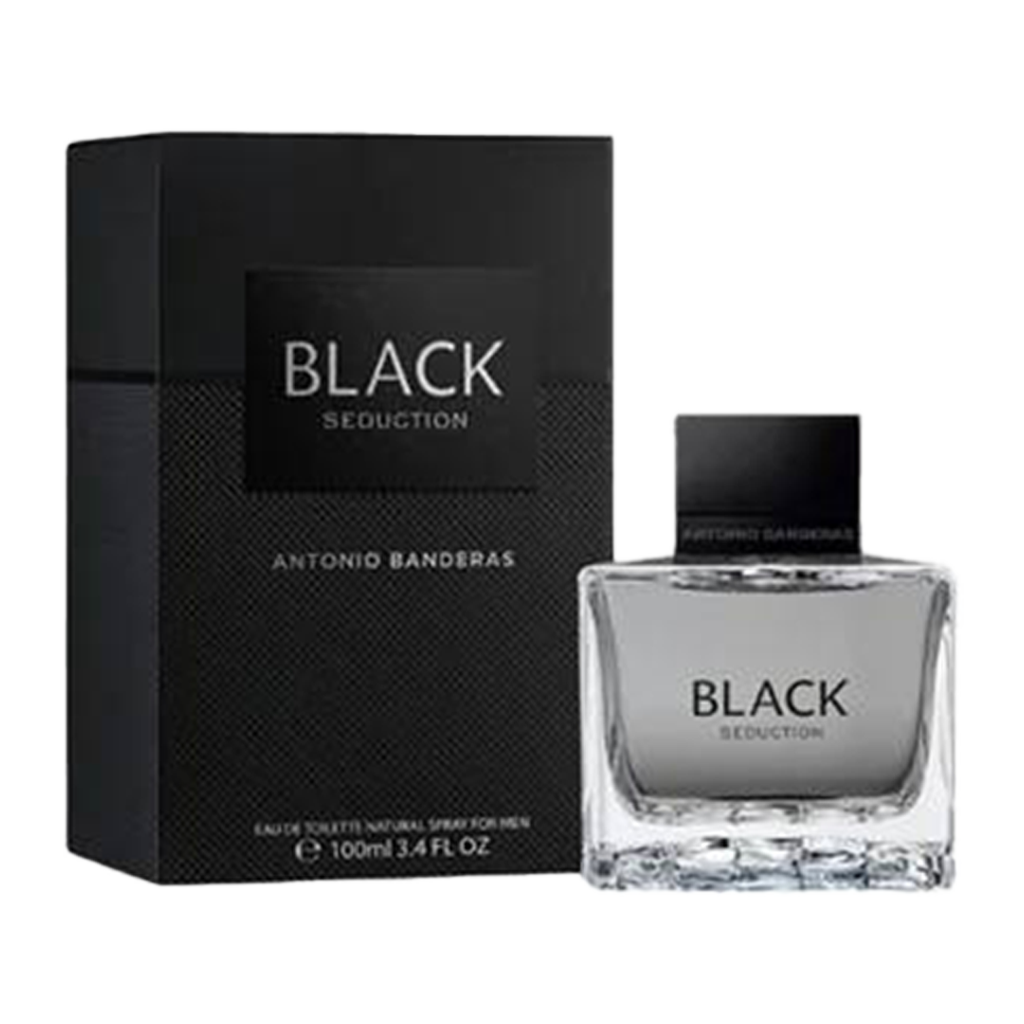 Antonio Banderas Seduction In Black Eau De Toilette Pour Homme - 2 Sizes
