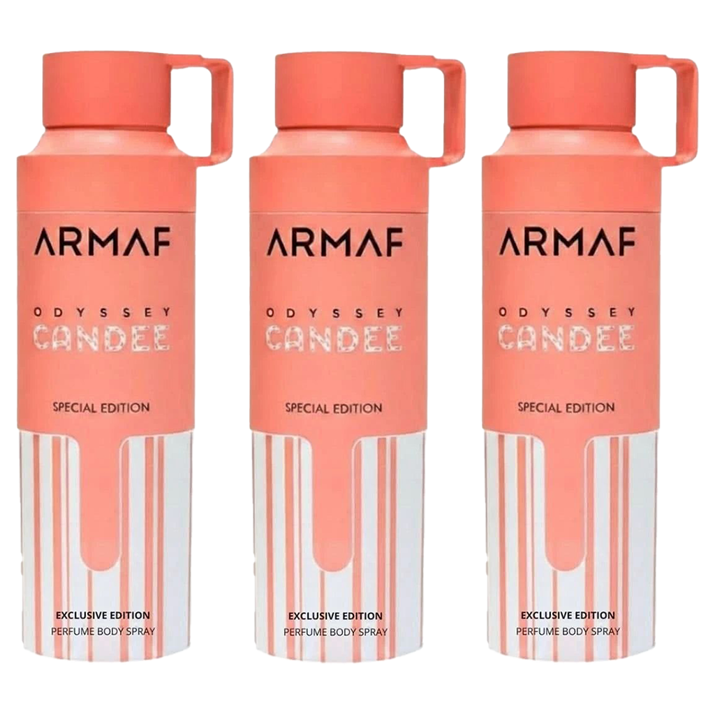 Armaf Odyssey Candee Body Spray Pour Femme - Pack of 3