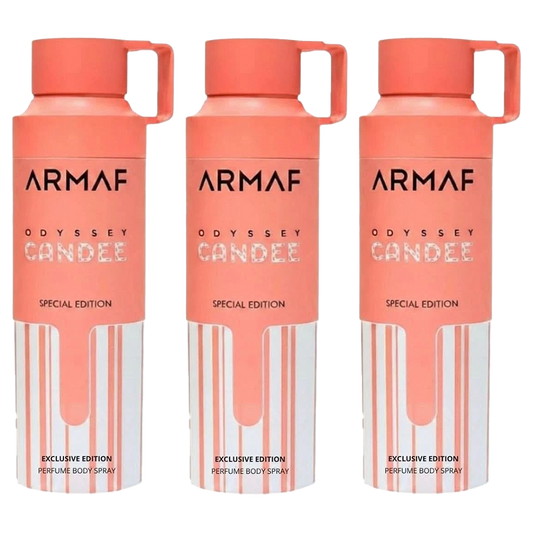 Armaf Odyssey Candee Body Spray Pour Femme - Pack of 3
