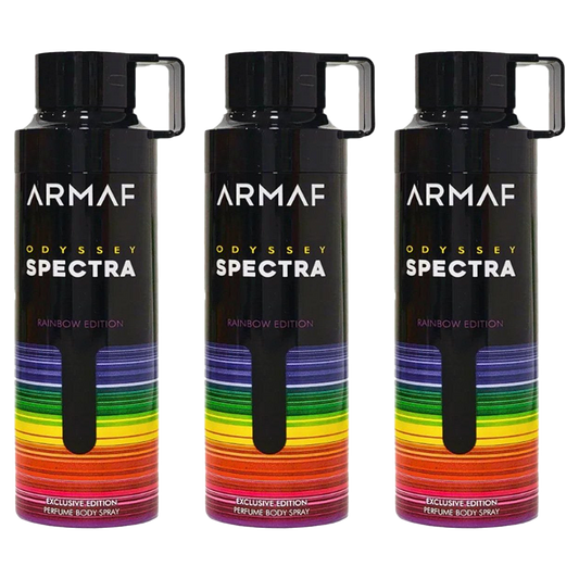 Armaf Odyssey Spectra Body Spray Pour Homme - Pack of 3