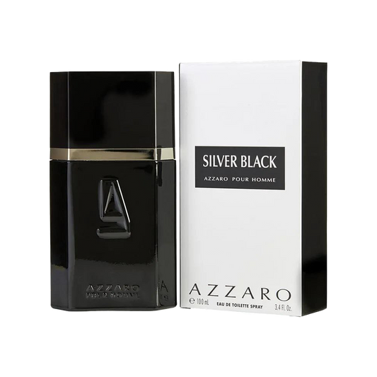 Azzaro Silver Black Eau De Parfum Pour Homme - 100ml