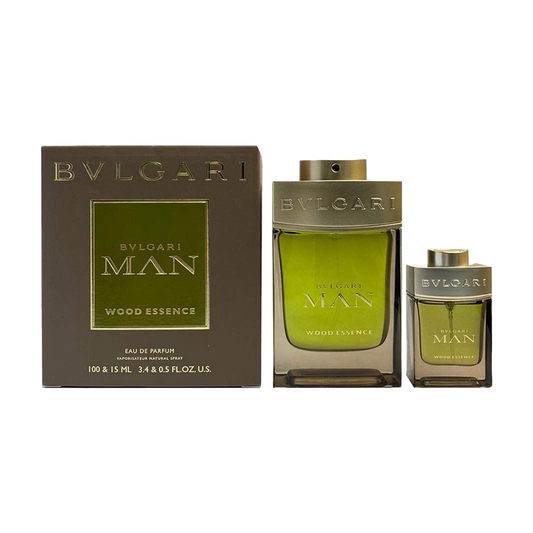 Bulgari Man Wood Essence Men's Travel Set