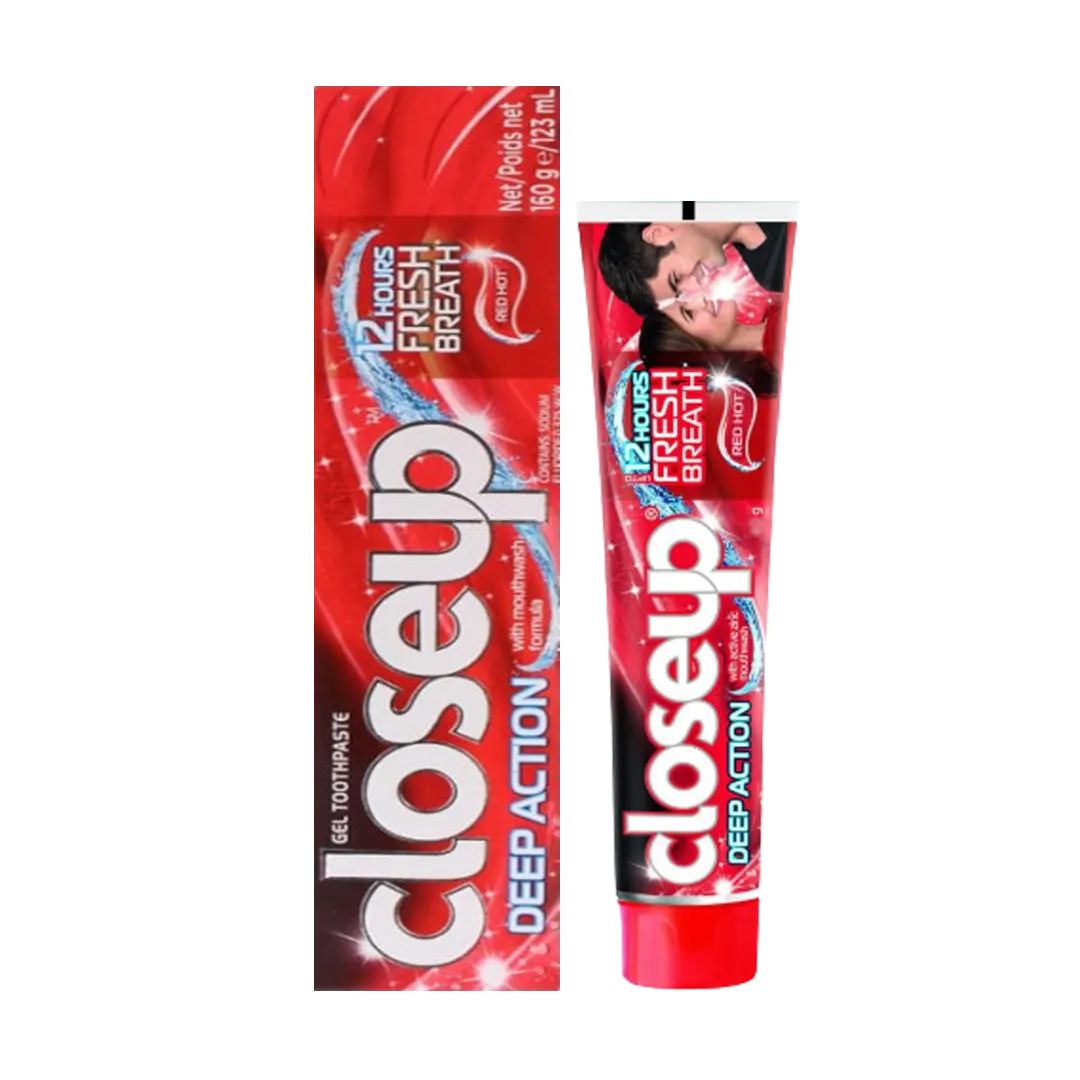 CloseUp Deep Action Red Hot Gel Toothpaste - 123ml