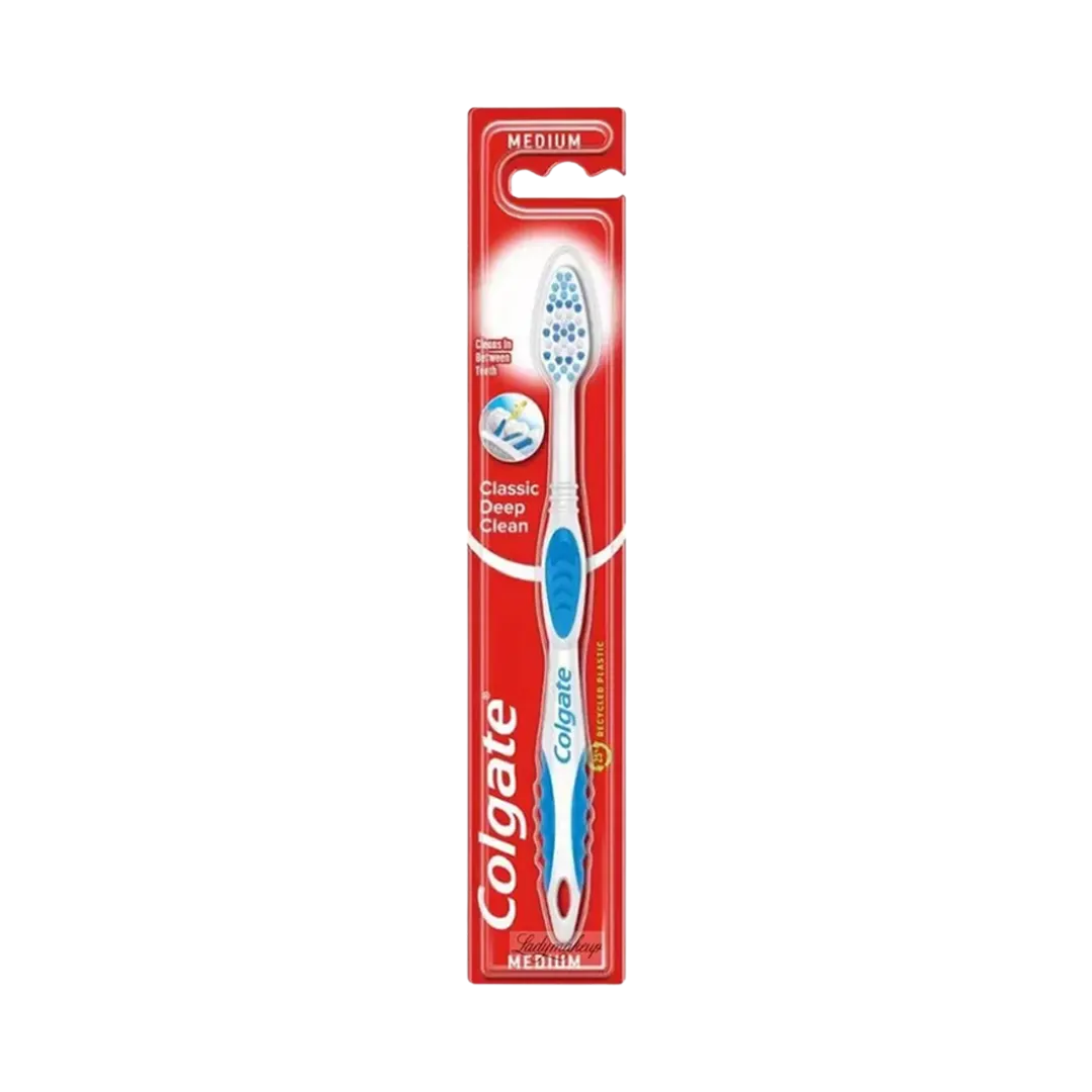 Colgate Classic Deep Clean Medium Toothbrush - 2 Colors