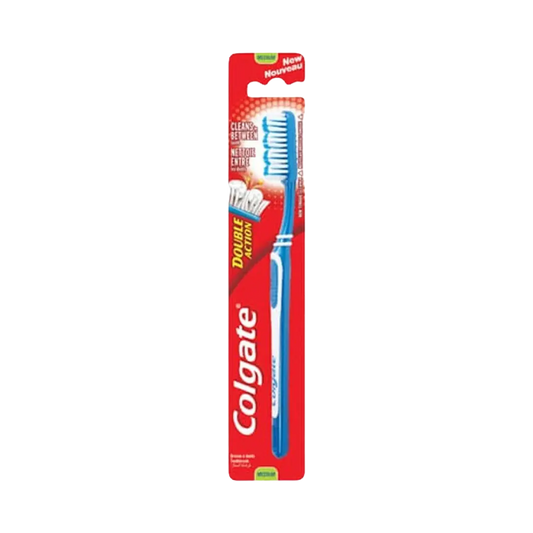 Colgate Double Action Medium Toothbrush - Blue