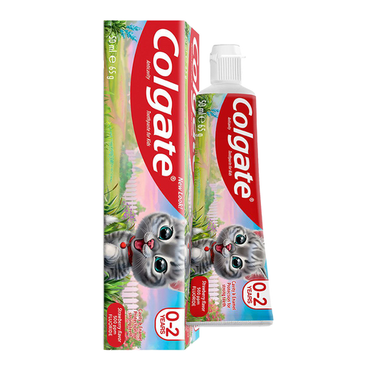 Colgate Fluoride Strawberry Toothpaste For Kids - 65ml