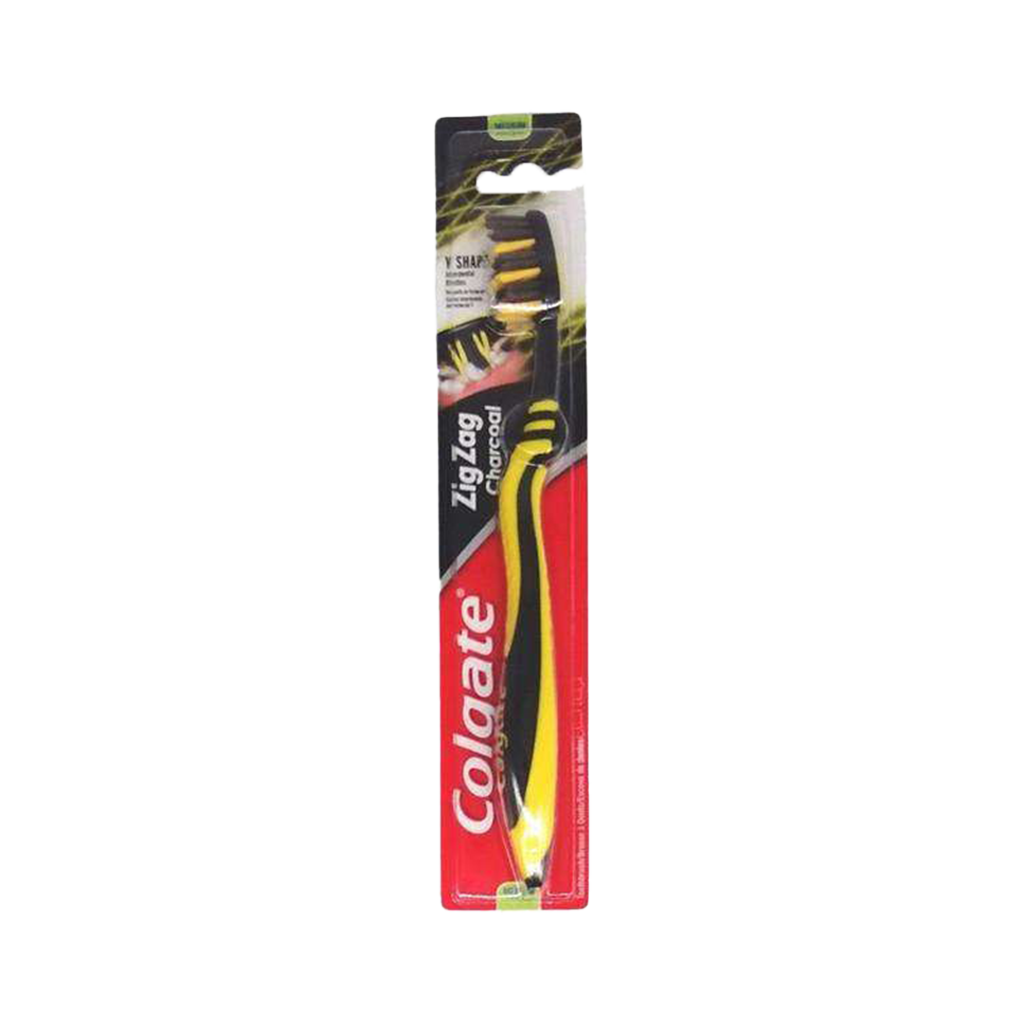 Colgate Zig Zag Charcoal Infused Bristles Medium Toothbrush - 4 Colors