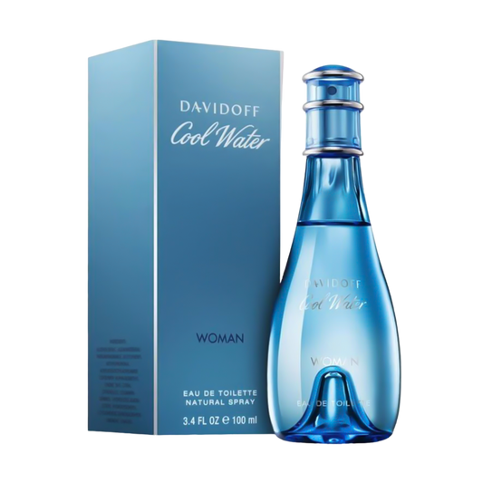 Davidoff Cool Water Eau De Toilette Pour Femme - 2 Sizes - Beirut Free Zone