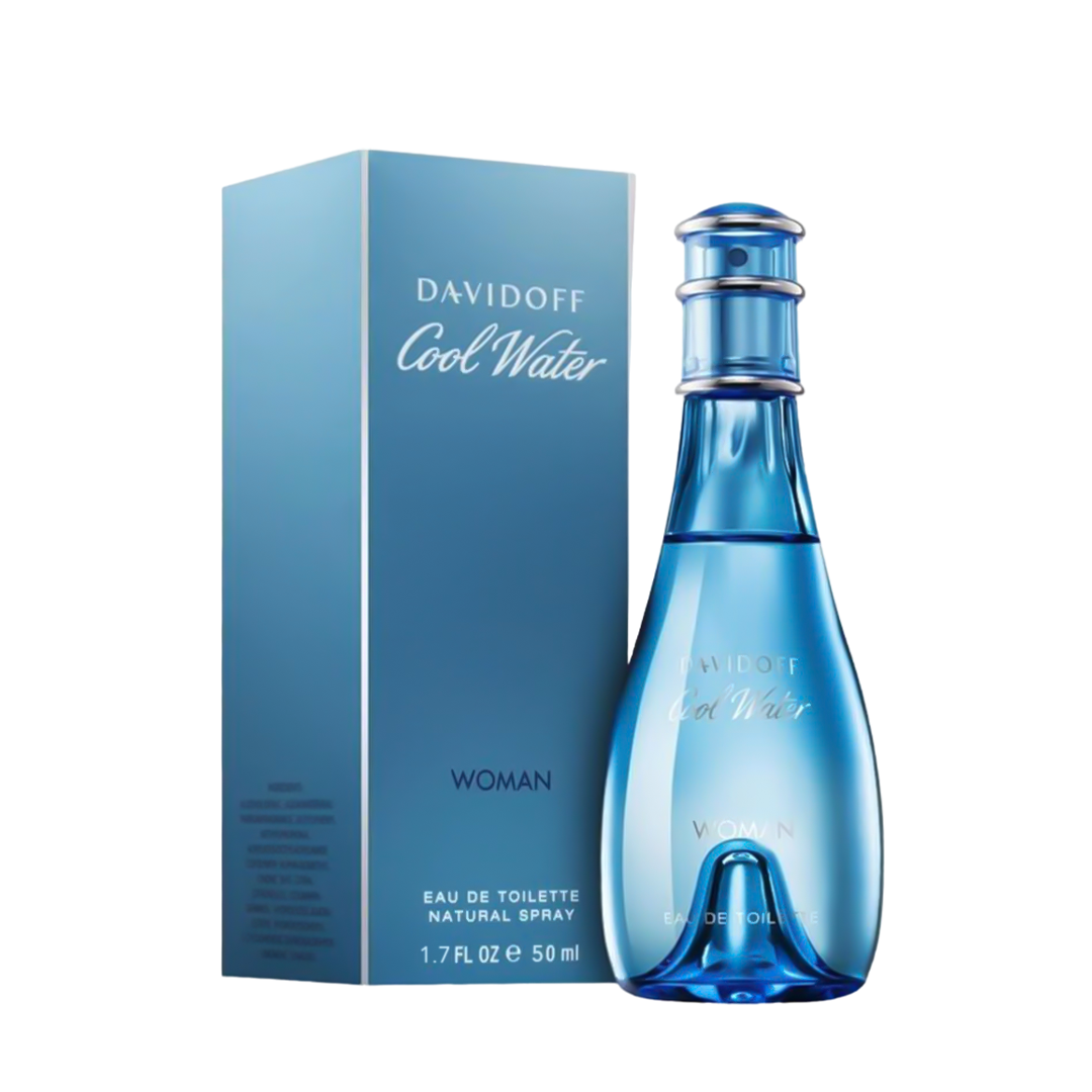 Davidoff Cool Water Eau De Toilette Pour Femme - 2 Sizes - Beirut Free Zone