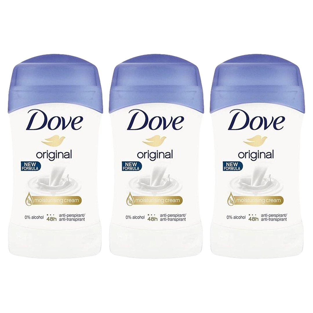 Dove Original 48H Anti-Perspirant Stick Deodorant For Her - Pack Of 3 - Beirut Free Zone