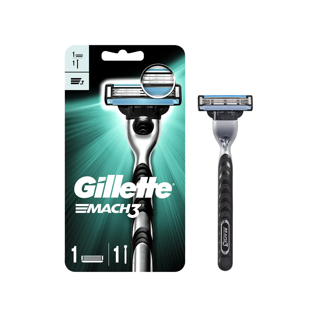 Gillette Mach 3 Razor With Handle