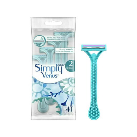 Gillette Simply Venus Disposable Razors For Women - 4Pcs