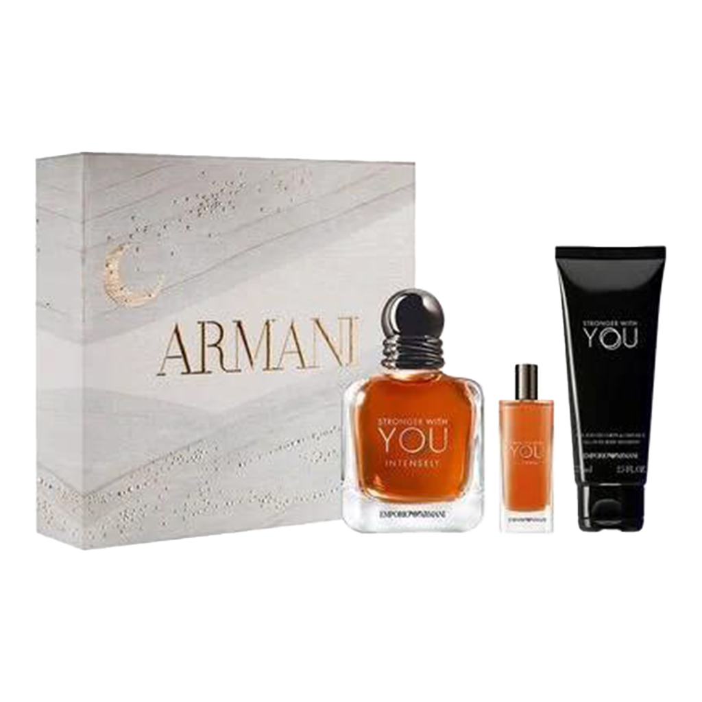 Giorgio Armani Stronger With You Intensely Men's Gift Set