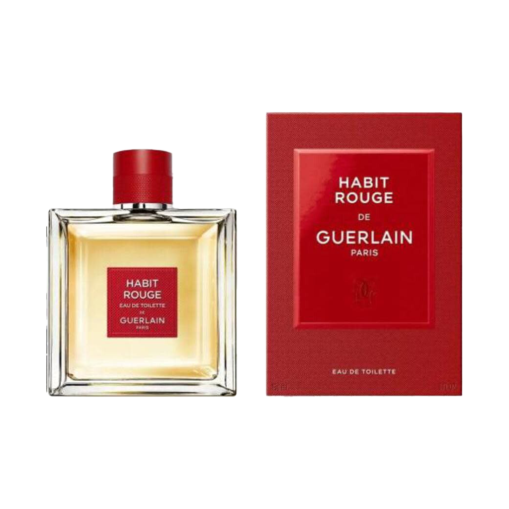 Guerlain Habit Rouge Eau De Toilette Pour Homme - 3 Sizes