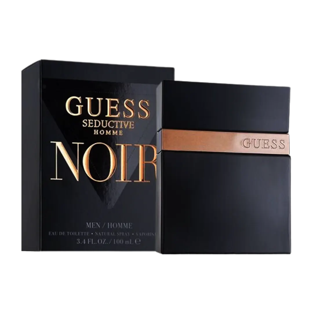 Guess Seductive Homme Noir Eau De Toilette Pour Homme - 100ml