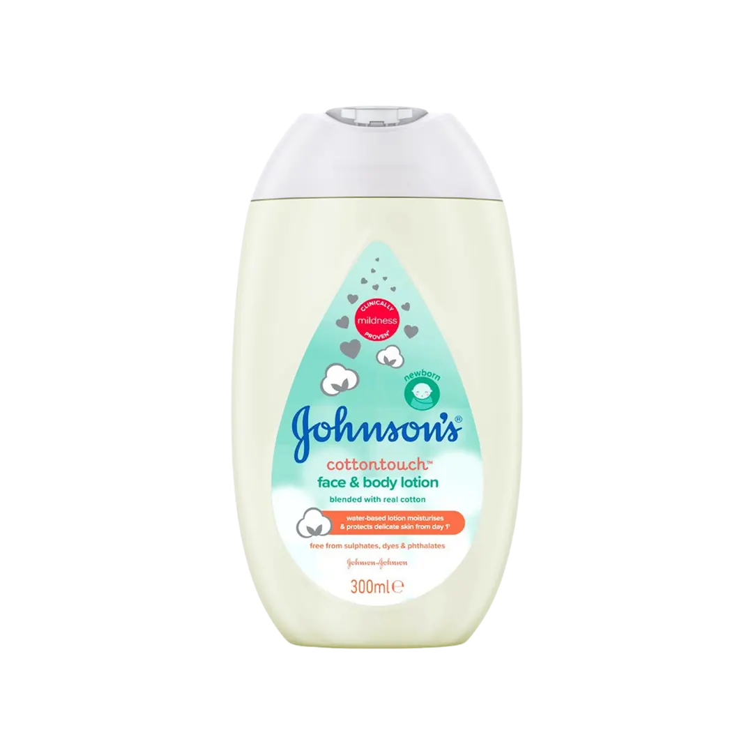 Johnson & Johnson Cotton Touch Face & Body Baby Lotion - 300ml