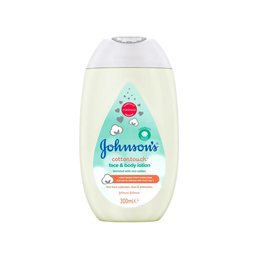 Johnson & Johnson Cotton Touch Face & Body Baby Lotion - 300ml