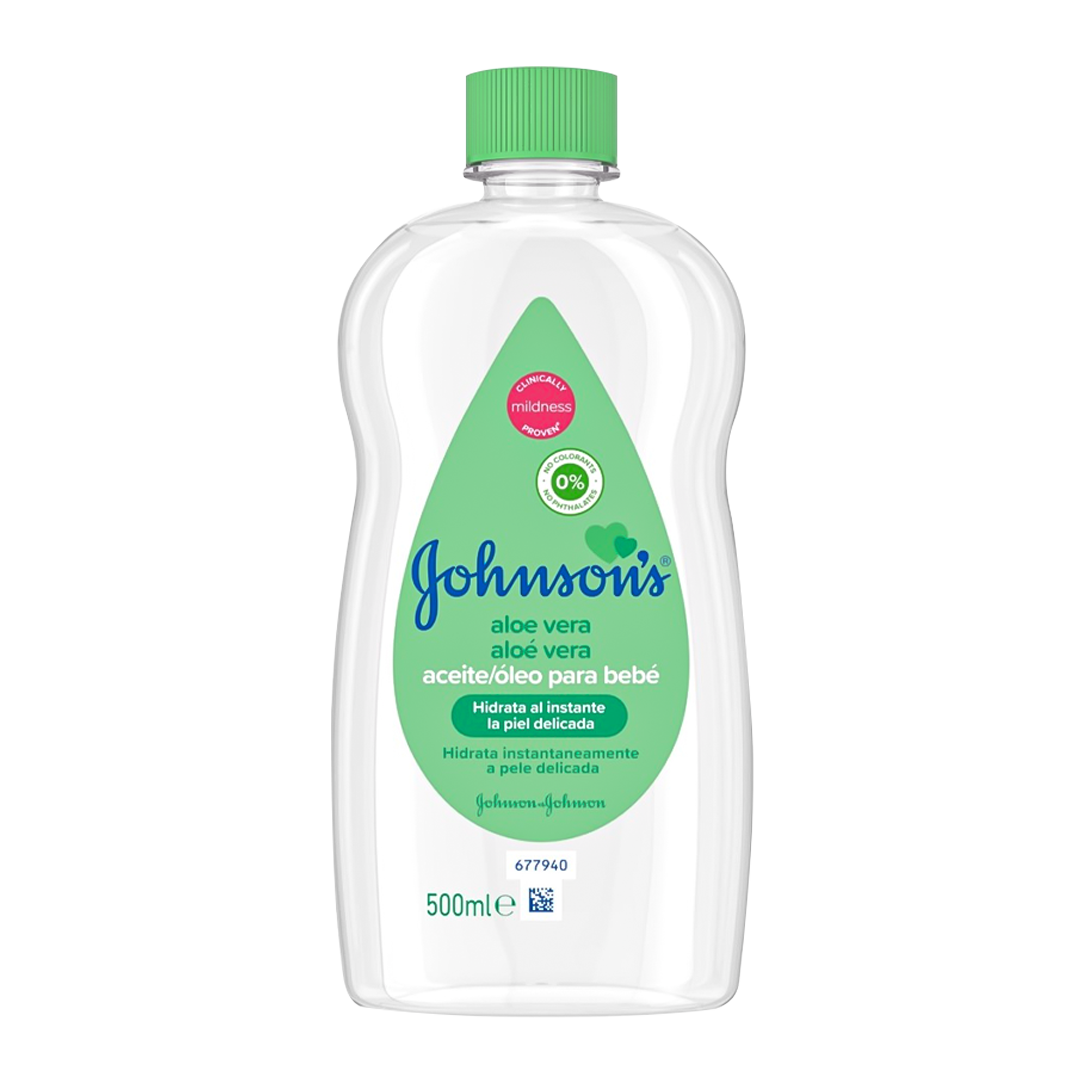 Johnson & Johnson Baby Aloe Vera Oil - 2 Sizes