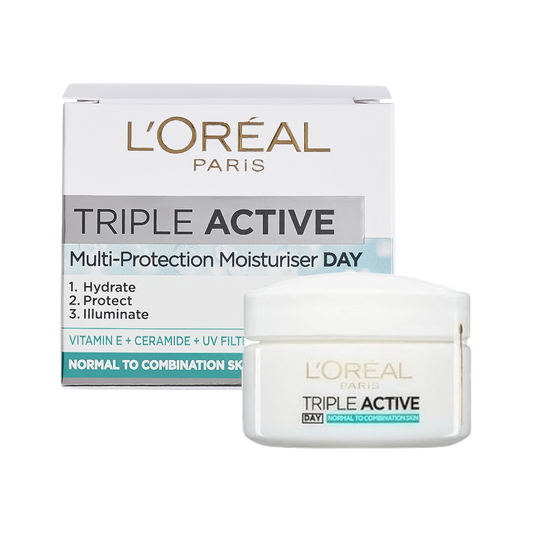 L'oreal Triple Active 24Hr Hydrating Moisturiser Day Cream - 50ml