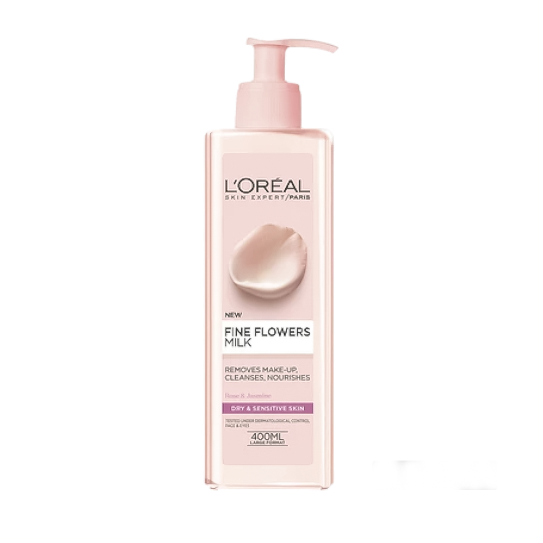 L'Oreal Fine Flowers Milk Cleansing Milk - 400ml – Beirut Free Zone