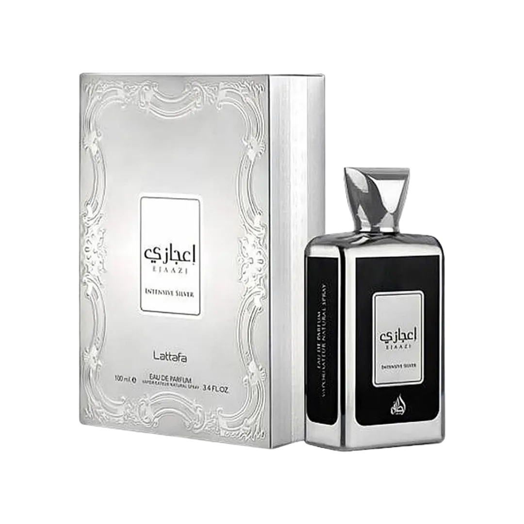 Lattafa Ejaazi Intensive Silver Eau De Parfum Pour Homme & Femme - 100ml