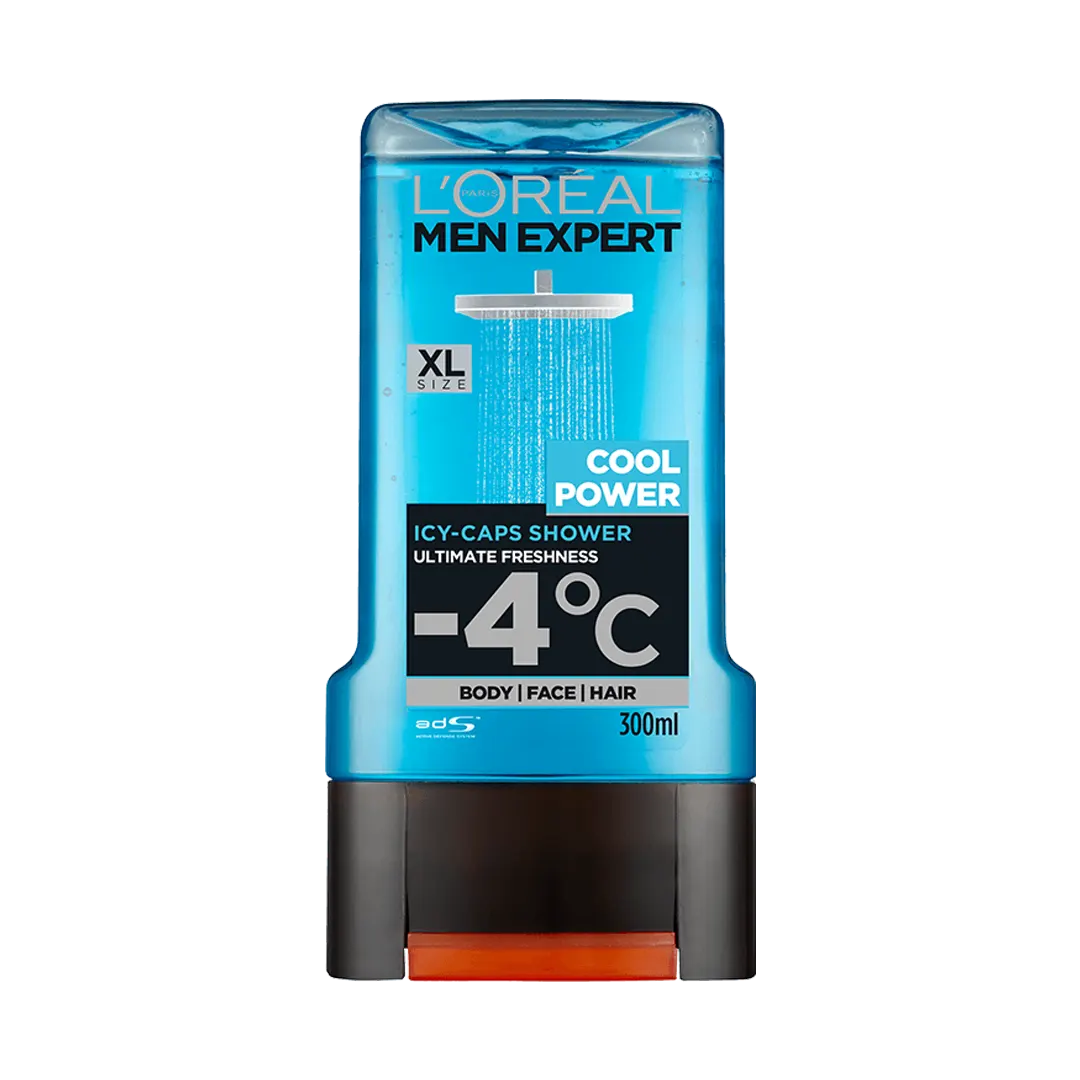 Loreal Men Expert Cool Power 3in1 Shower Gel For Men - 300ml