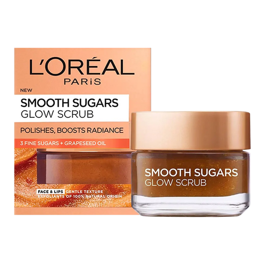 Loreal Smooth Sugars Glow Scrub - 50ml