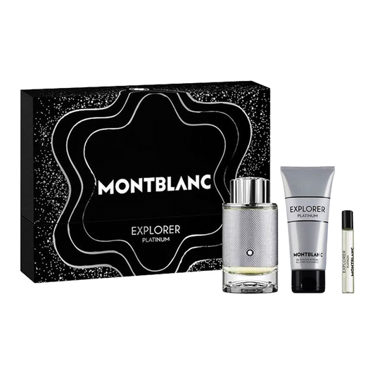 Mont Blanc Explorer Platinum Gift Set Pour Homme