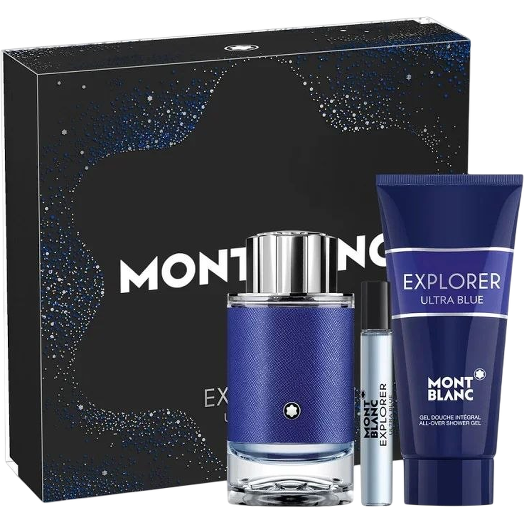 Montblanc Explorer Ultra Blue Men's Gift Set