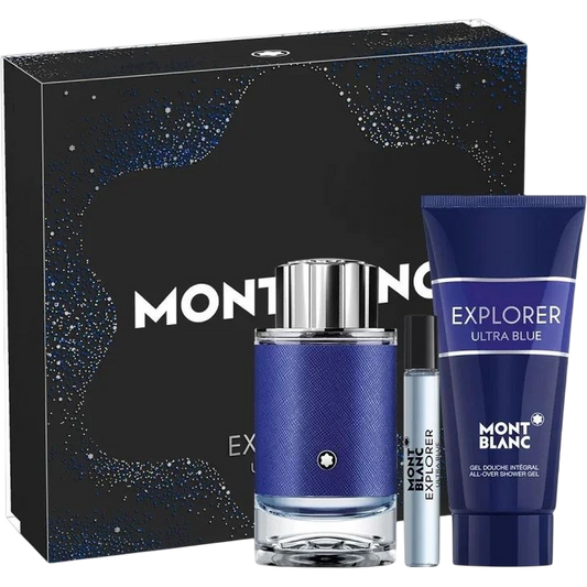 Montblanc Explorer Ultra Blue Men's Gift Set