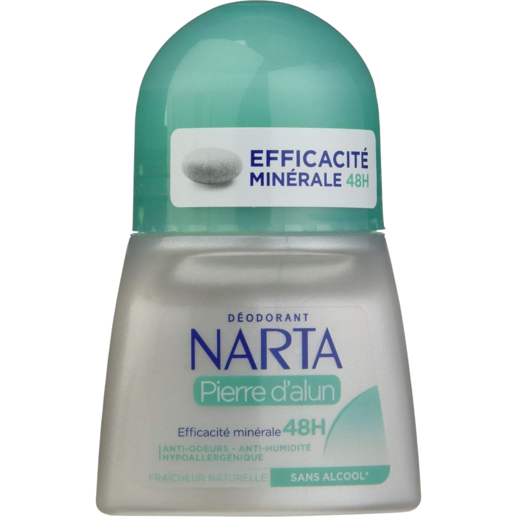 Narta Pierre d'Alun Roll On Deodorant Pour Homme & Femme - 50ml