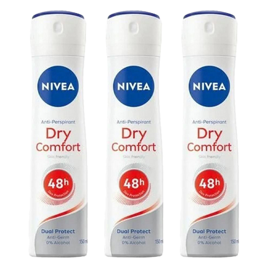 Nivea Fresh Dry Comfort Spray Deodorant - Pack of 3