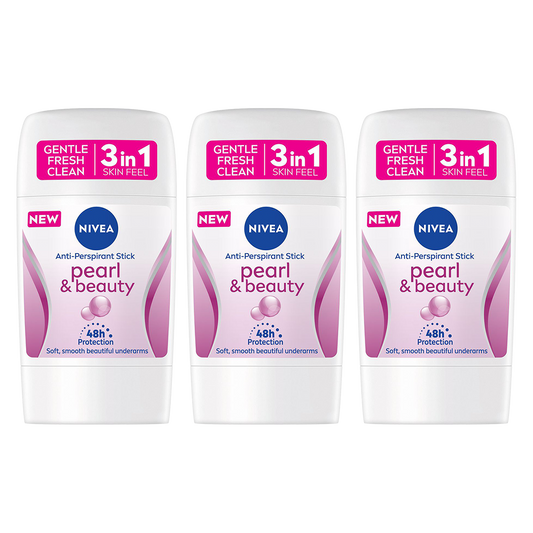 Nivea Pearl & Beauty Deodorant Stick For Her - Pack of 3