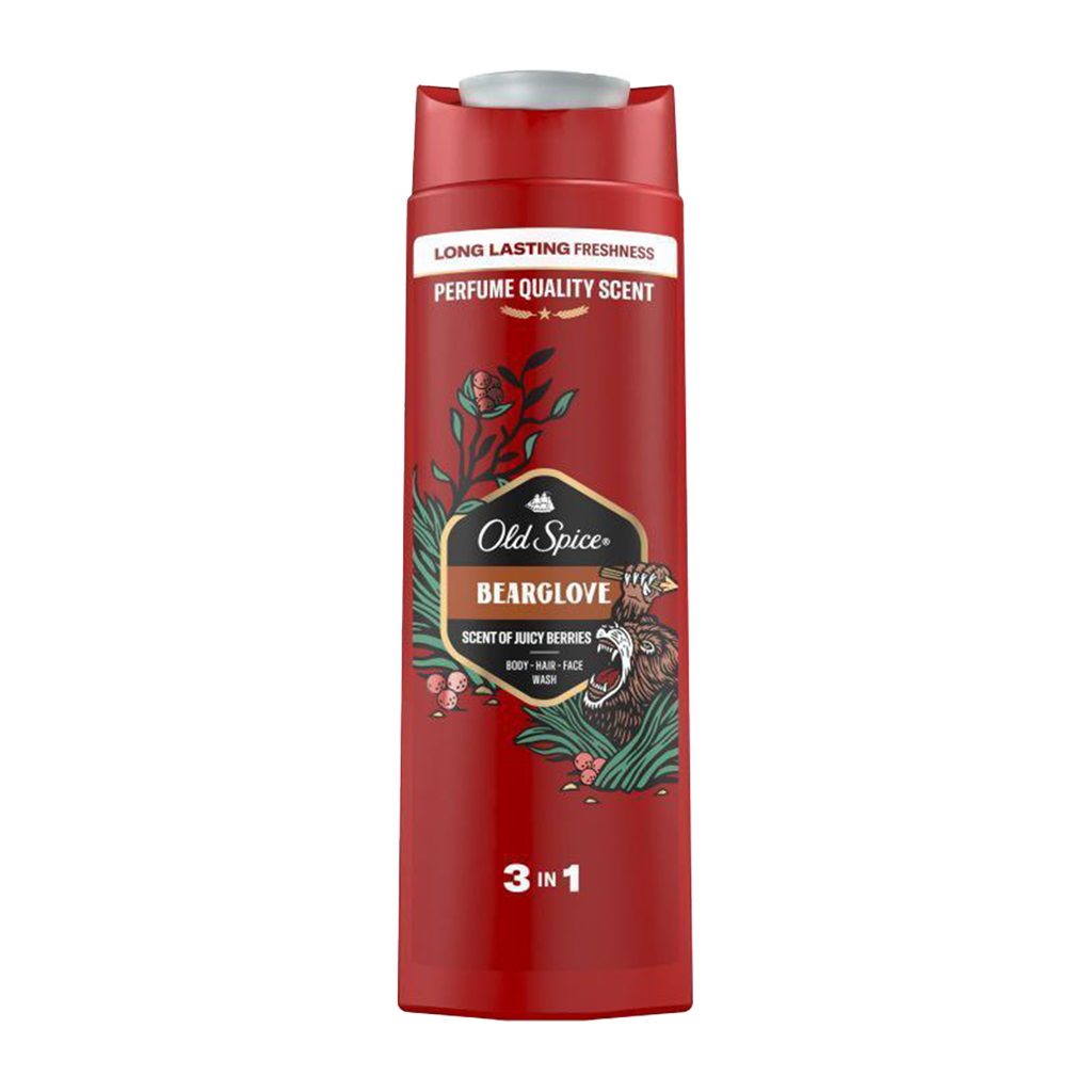 Old Spice Bearglove 3-in-1 Shower Gel For Him - 400ml