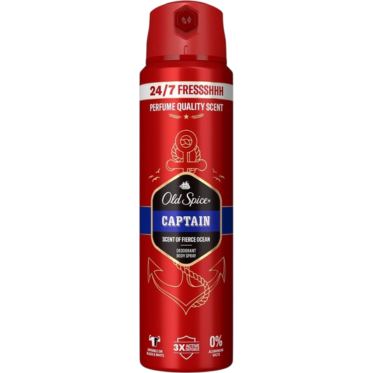 Old Spice Captain Deodorant Spray Pour Homme - 150ml