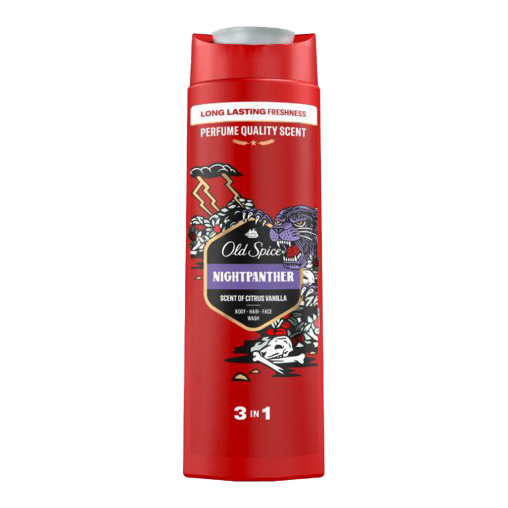 Old Spice Nightpanther 3-in-1 Shower Gel For Him - 400ml