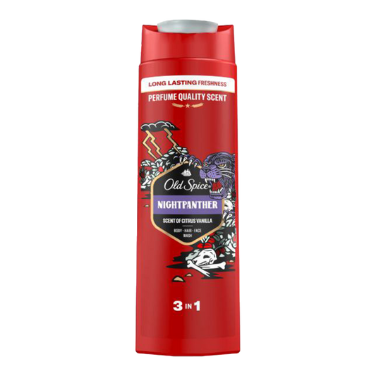 Old Spice Nightpanther 3-in-1 Shower Gel For Him - 400ml