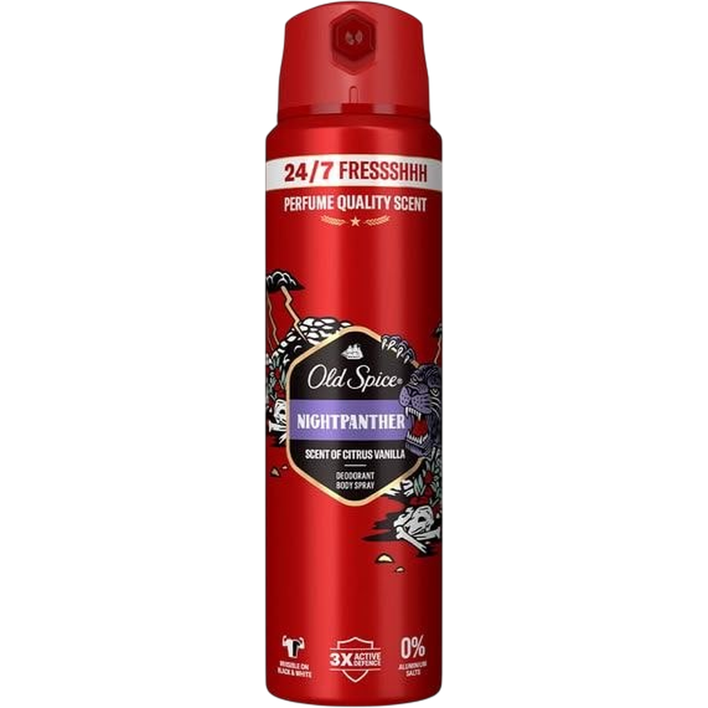 Old Spice Nightpanther Deodorant Spray Pour Homme - 150ml