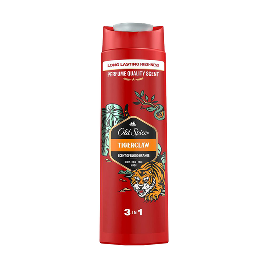 Old Spice Tigerclaw 3-in-1 Shower Gel For Him - 400ml