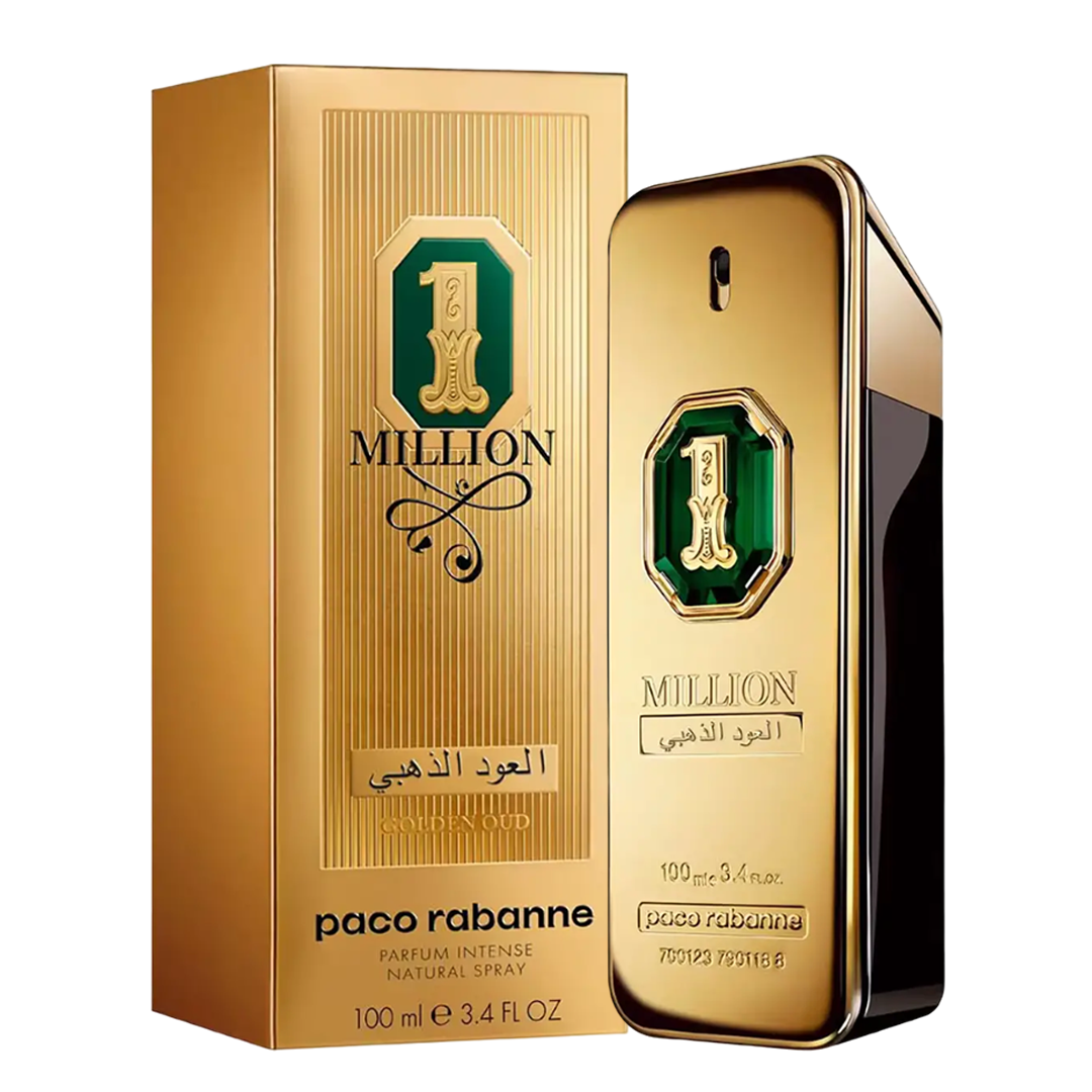 Paco Rabanne 1 Million Golden Oud Parfum Intense Pour Homme - 100ml - Beirut Free Zone