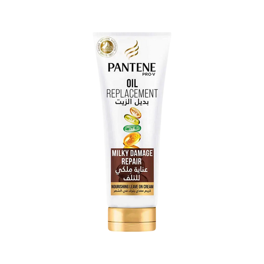 Pantene Pro-V Milky Damage Repair Oil Replacement Nourishing Leave On Cream - 275ml