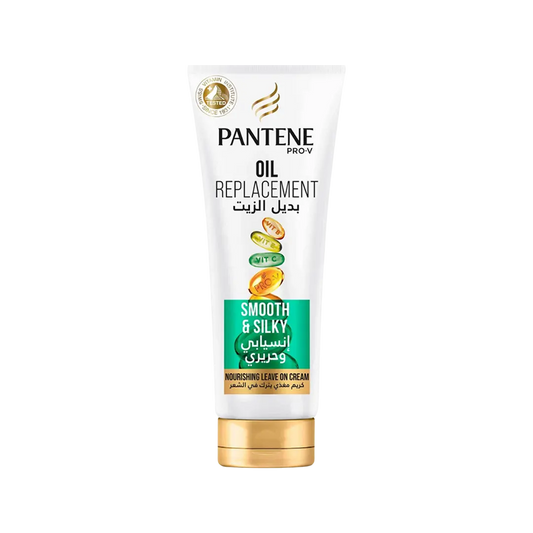 Pantene Pro-V Smooth & Silky Oil Replacement Nourishing Leave On Cream - 275ml