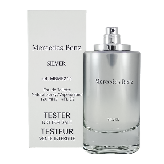 TESTER Mercedes Benz Silver Eau De Toilette Pour Homme - 120ml